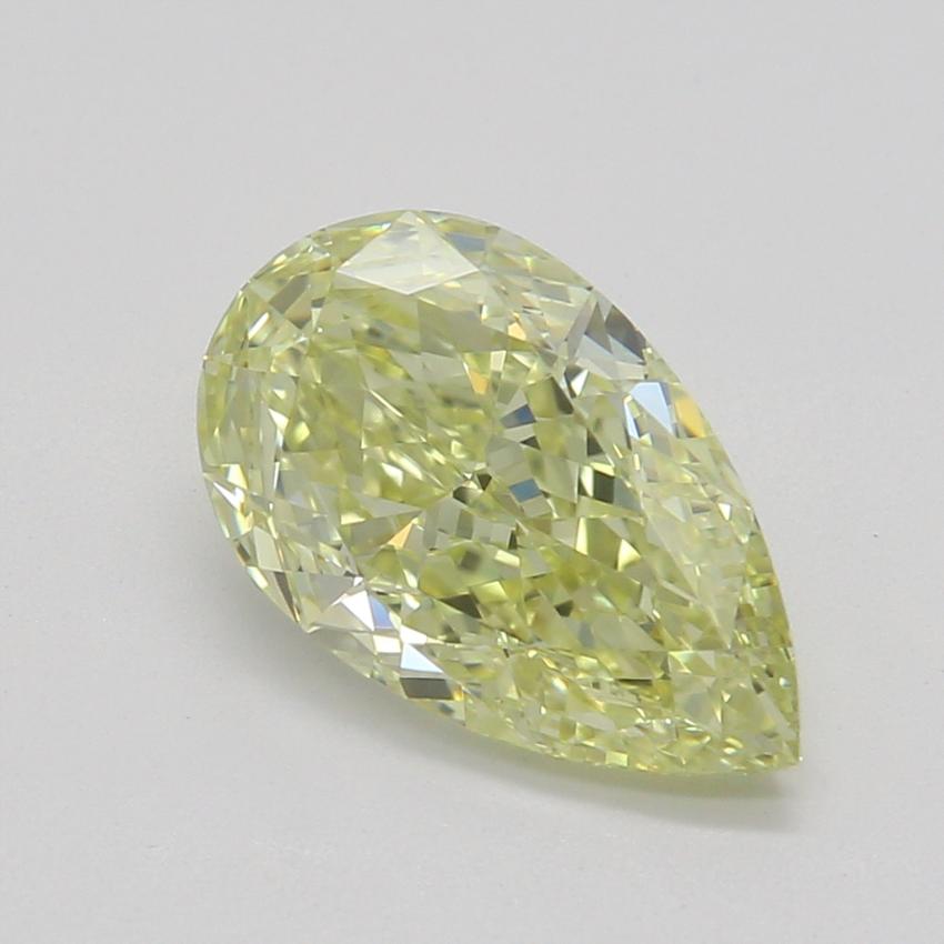 1.02 Ct. Fancy Light Yellow Pear Diamond