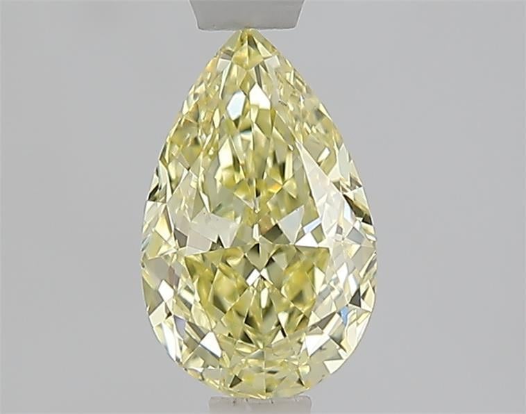 1.10 Ct. Fancy Light  Yellow Pear Lab Grown Diamond