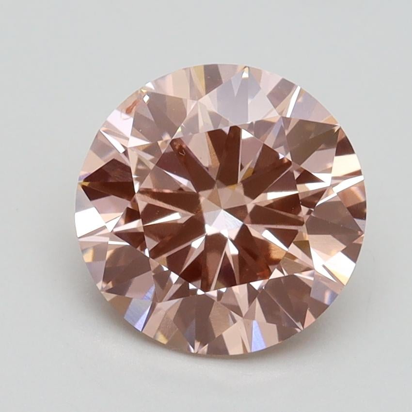 2.01 Ct. Fancy Light Pink Round Lab Grown Diamond