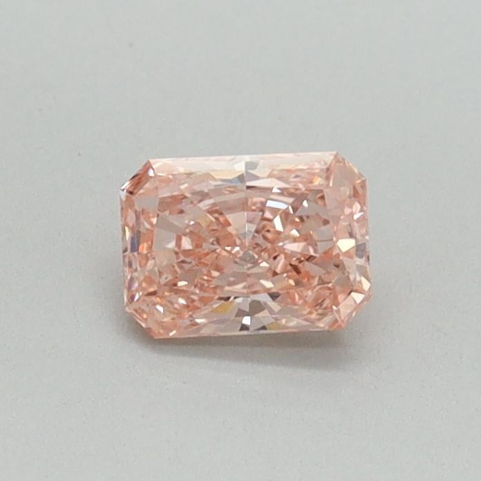 0.34 Ct. Fancy Vivid Pink Radiant Lab Grown Diamond