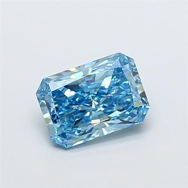 2.07 Ct. Fancy Vivid Blue Radiant Lab Grown Diamond
