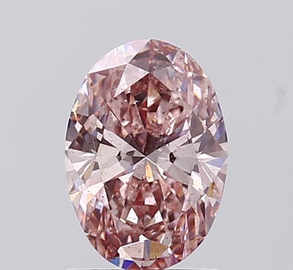 1.06 Ct. Fancy Vivid  Pink Oval Lab Grown Diamond