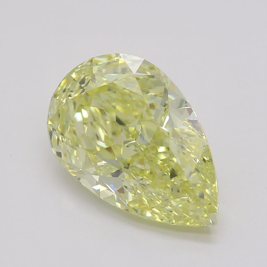 2.08 Ct. Fancy Intense Yellow Pear Diamond