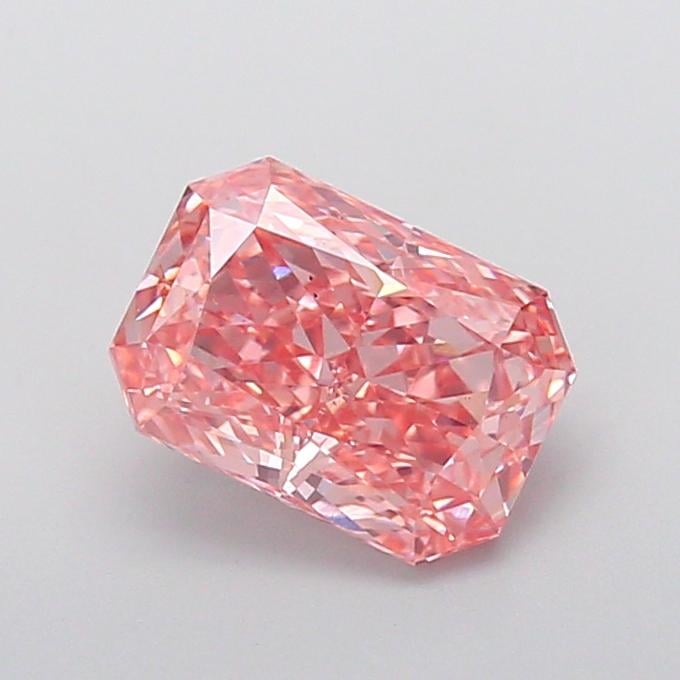 2.03 Ct. Fancy Vivid  Pink Radiant Lab Grown Diamond