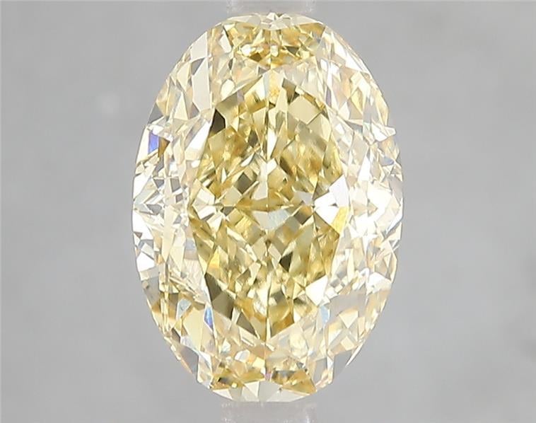 3.01 Ct. Fancy Intense Yellow Oval Lab Grown Diamond