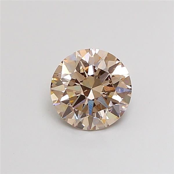 1.49 Ct. Very Light Brown Round Lab Grown Diamond