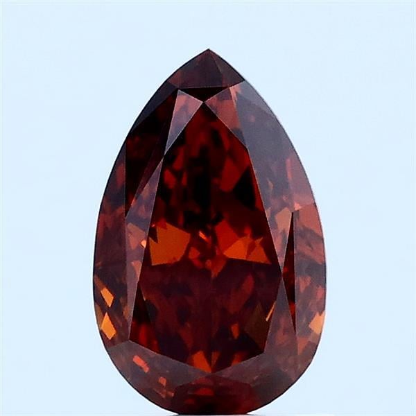 1.01 Ct. Fancy Deep Orange Pear Lab Grown Diamond