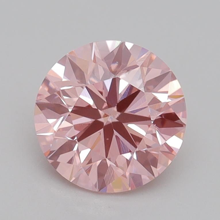 1.40 Ct. Fancy Intense Pink Round Lab Grown Diamond