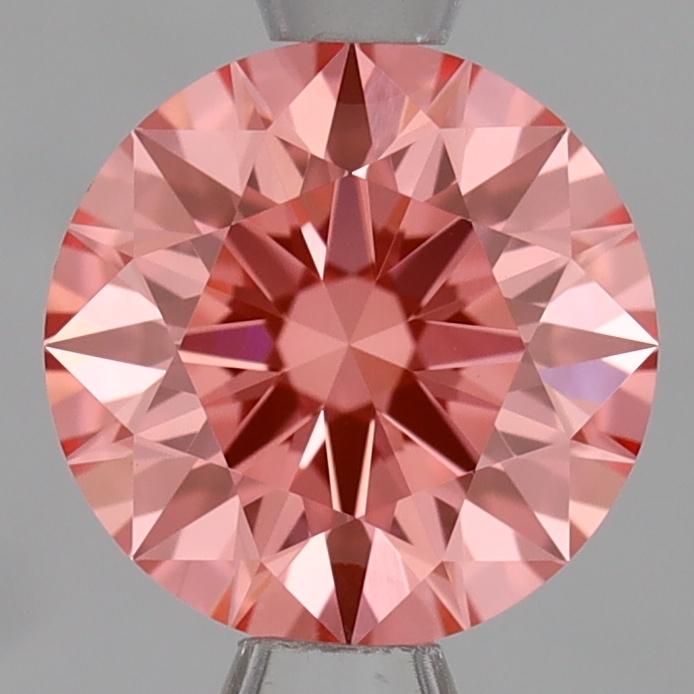1.07 Ct. Fancy Vivid Pink Round Lab Grown Diamond