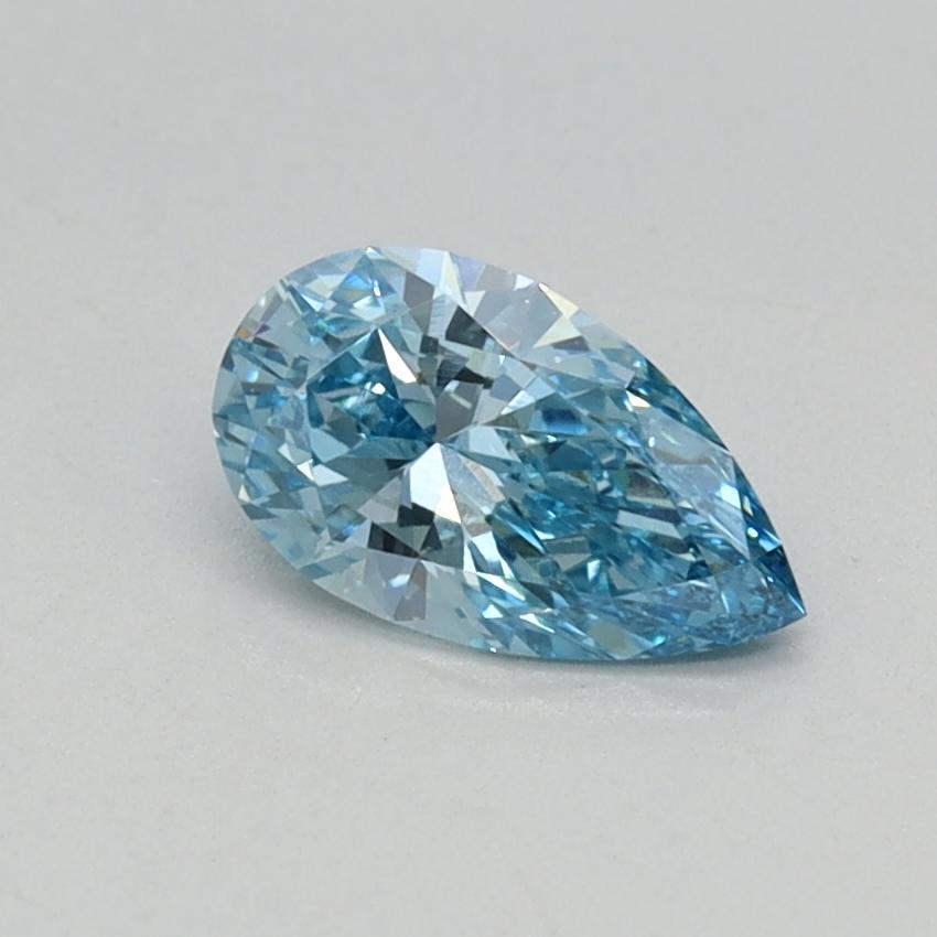 0.40 Ct. Fancy Vivid Blue Pear Lab Grown Diamond