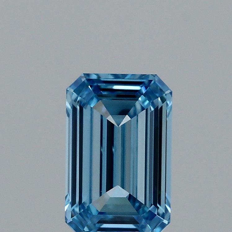 1.00 Ct. Fancy Vivid Blue Emerald Lab Grown Diamond