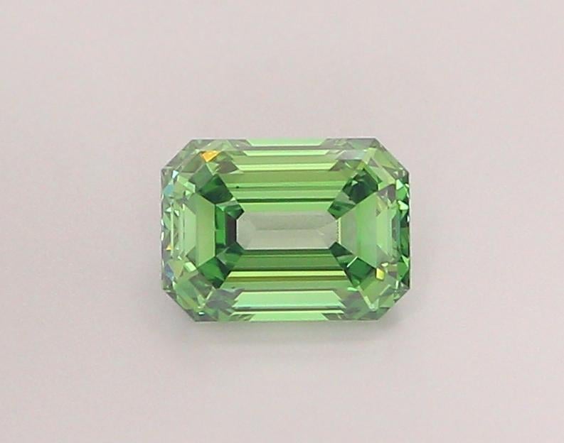 1.02 Ct. Fancy Vivid Green Emerald Lab Grown Diamond
