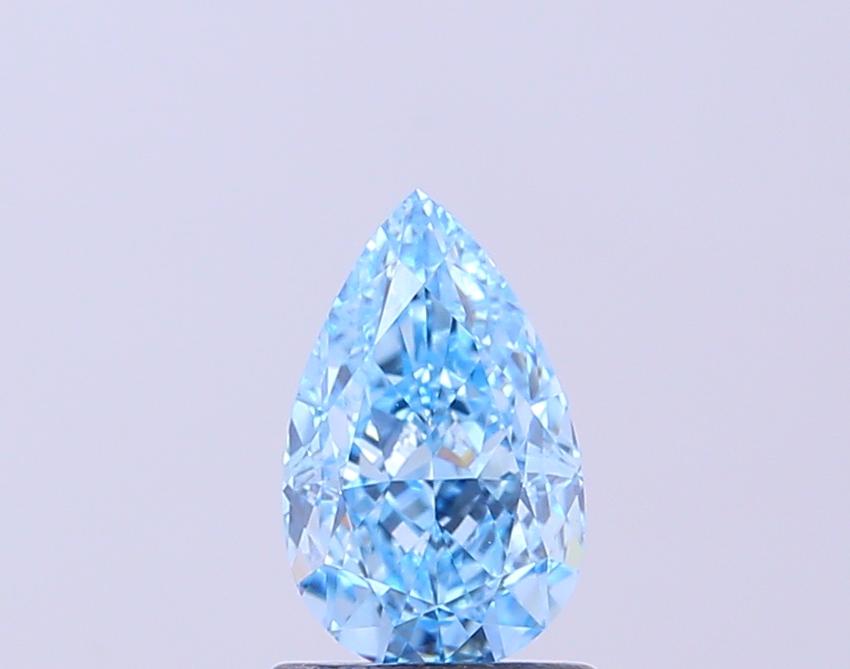 1.15 Ct. Fancy Vivid Blue Pear Lab Grown Diamond