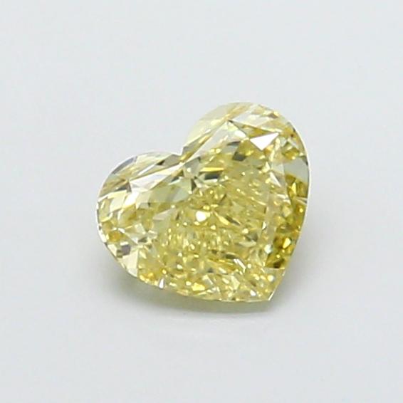 1.03 Ct. Fancy Light Yellow Heart Lab Grown Diamond