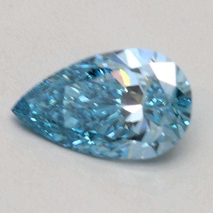 0.50 Ct. Fancy Vivid Blue Pear Lab Grown Diamond