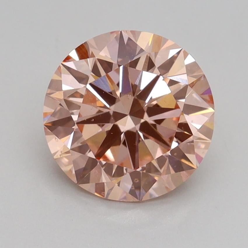 2.00 Ct. Fancy Intense Pink Round Lab Grown Diamond