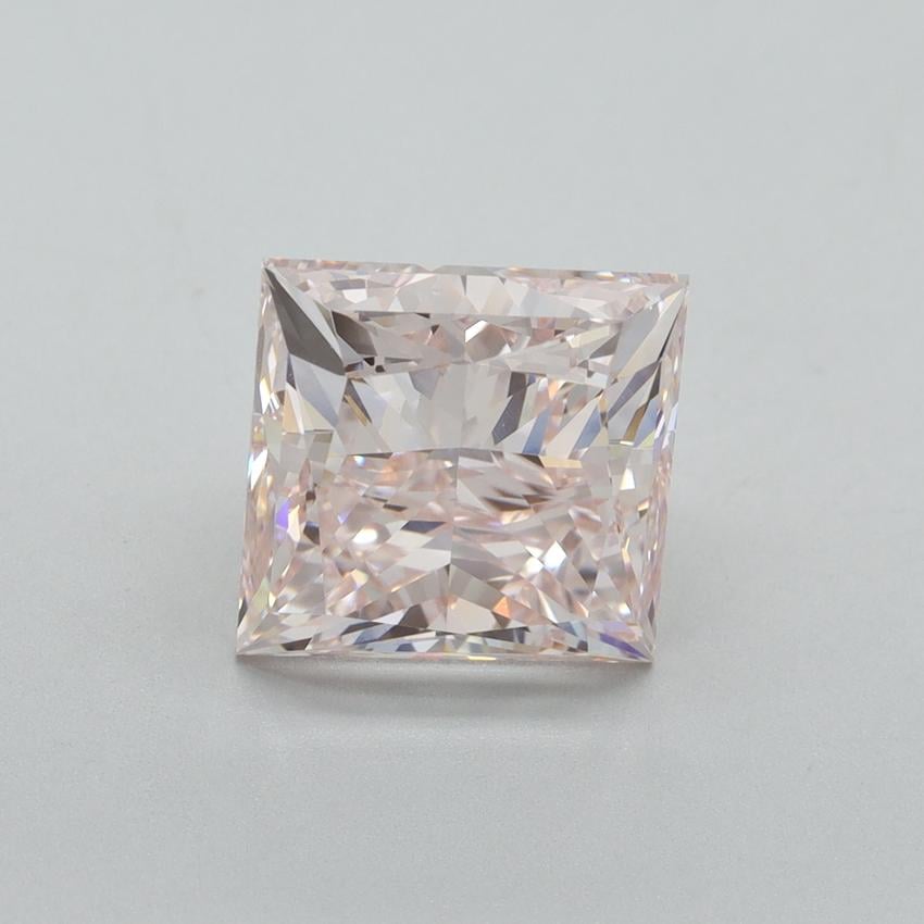 4.00 Ct. Fancy Light Pink Princess Lab Grown Diamond