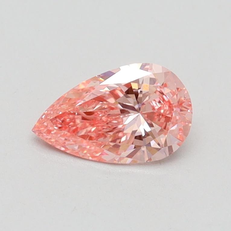 0.50 Ct. Fancy Intense Pink Pear Lab Grown Diamond