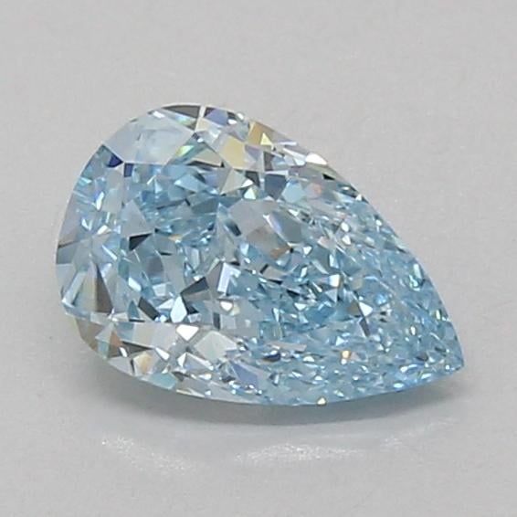1.05 Ct. Fancy Vivid Blue Pear Lab Grown Diamond