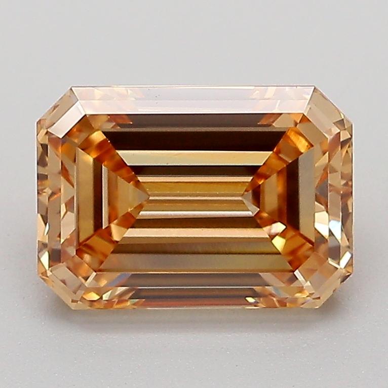 2.08 Ct. Fancy Light  Brown Emerald Lab Grown Diamond