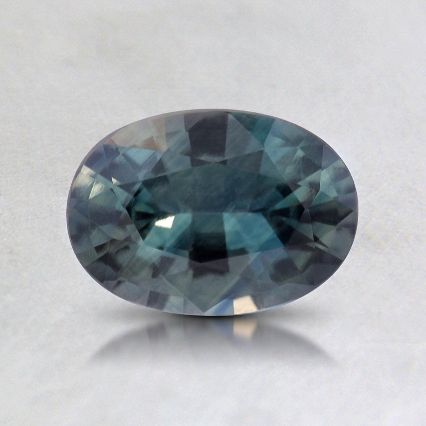 7x5mm Teal Oval Sapphire
