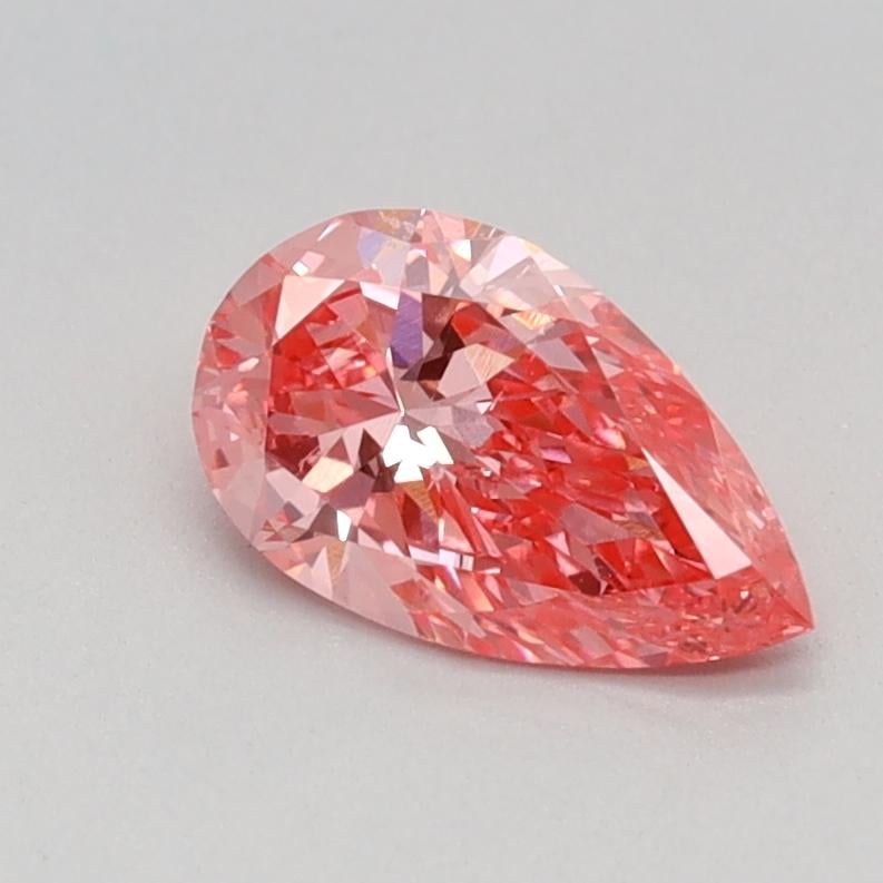 0.58 Ct. Fancy Vivid Pink Pear Lab Grown Diamond