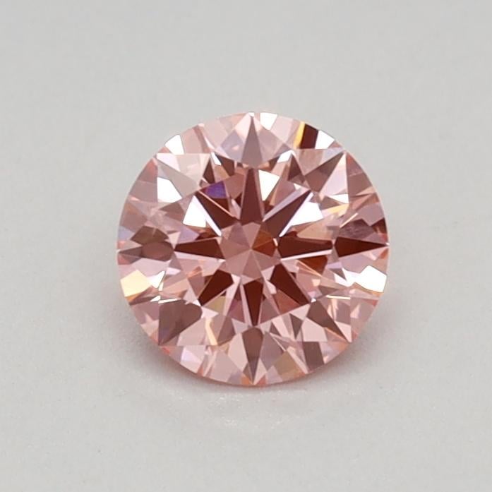 0.36 Ct. Fancy Vivid Pink Round Lab Grown Diamond