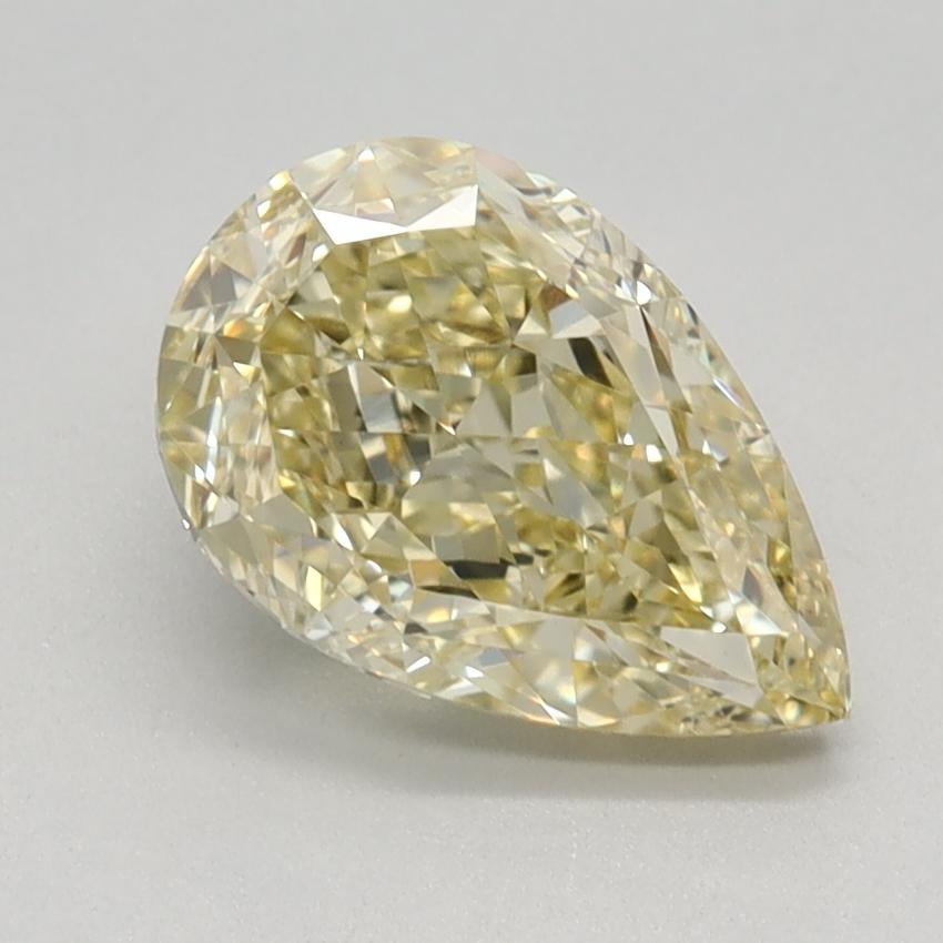 1.56 Ct. Fancy Intense Yellow Pear Lab Grown Diamond