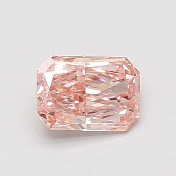 0.54 Ct. Fancy Vivid Pink Radiant Lab Grown Diamond