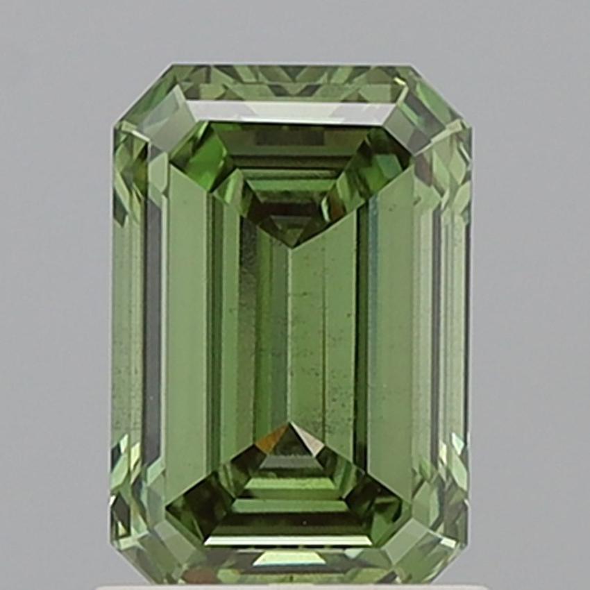 1.39 Ct. Fancy Vivid Green Emerald Lab Grown Diamond