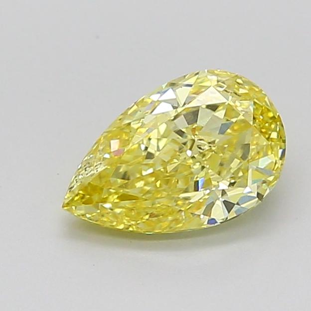 1.06 Ct. Fancy Intense Yellow Pear Lab Grown Diamond