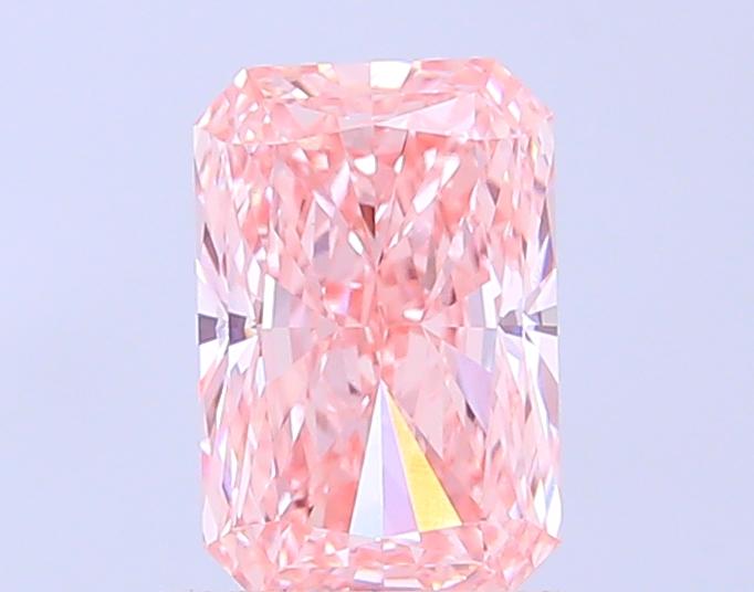 1.77 Ct. Fancy Vivid  Pink Radiant Lab Grown Diamond