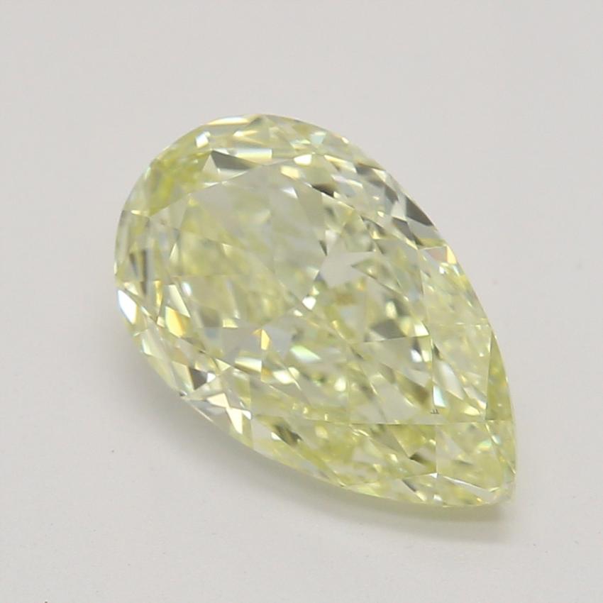 1.00 Ct. Fancy Light Yellow Pear Diamond