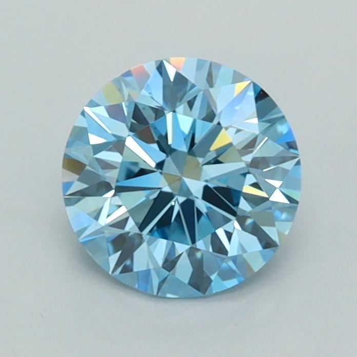 1.02 Ct. Fancy Vivid  Blue Round Lab Grown Diamond