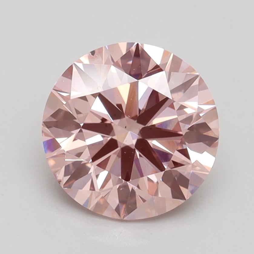 1.86 Ct. Fancy Intense Pink Round Lab Grown Diamond