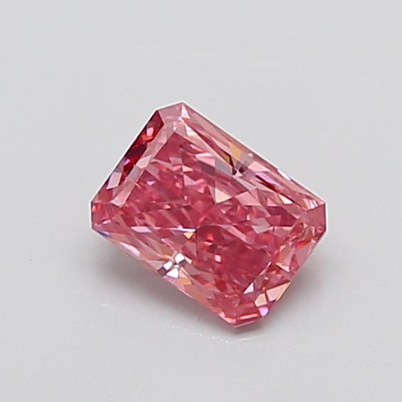 0.99 Ct. Fancy Vivid  Pink Radiant Lab Grown Diamond