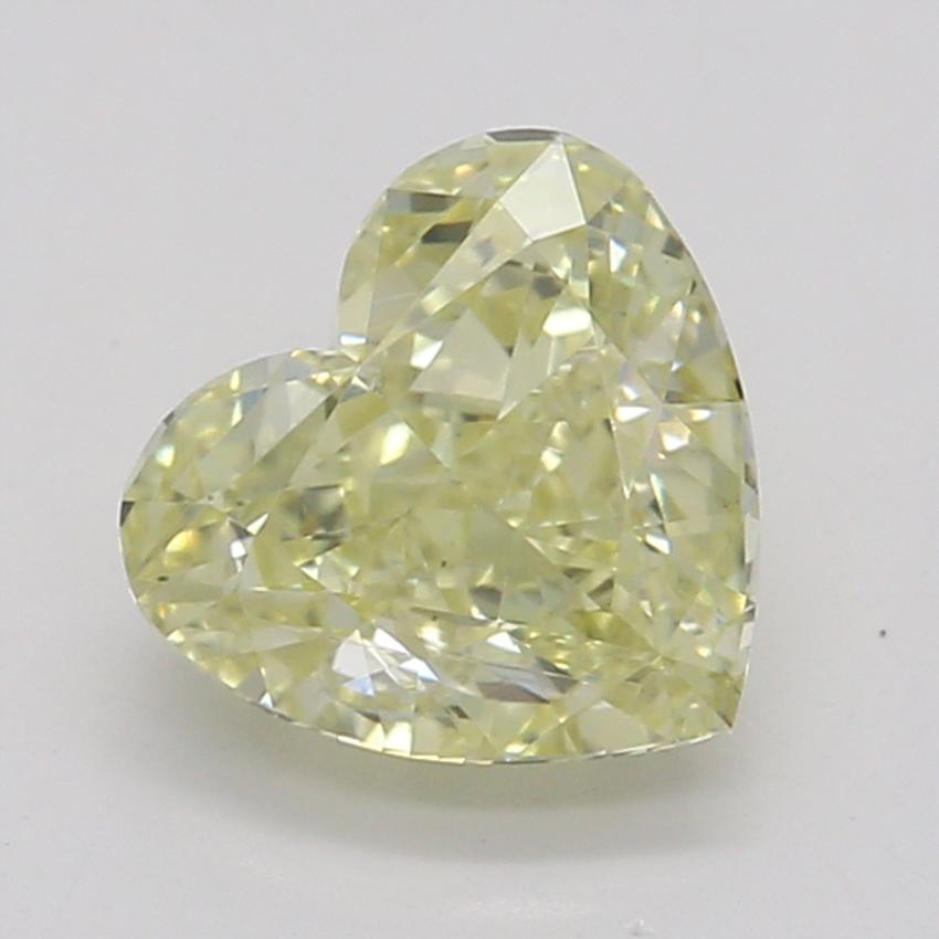 0.71 Ct. Fancy Yellow Heart Diamond