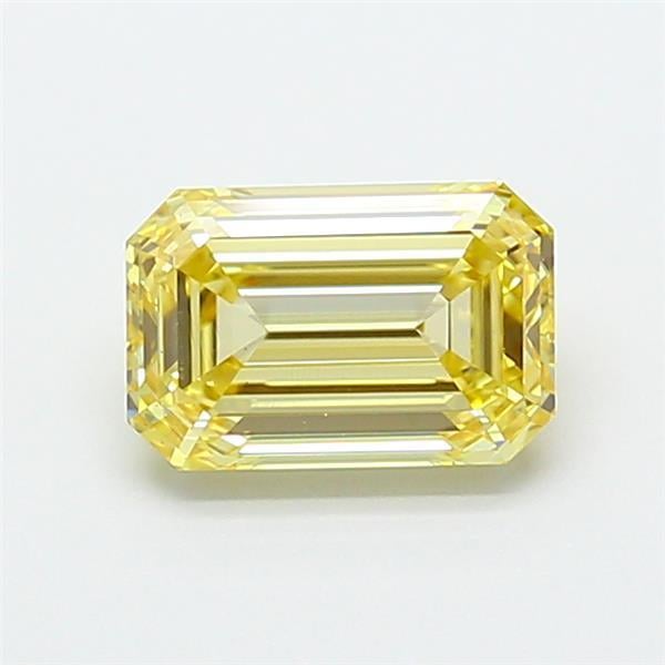 2.53 Ct. Fancy Light  Yellow Emerald Lab Grown Diamond