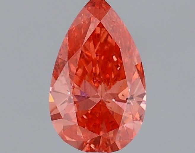 0.41 Ct. Fancy Vivid Pink Pear Lab Grown Diamond