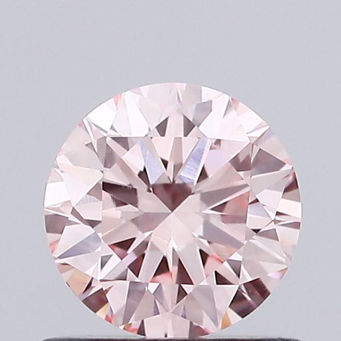 0.70 Ct. Fancy Intense Pink Round Lab Grown Diamond