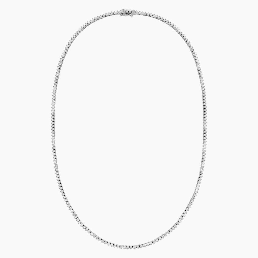 18K White Gold Diamond Tennis Necklace (5 1/2 ct. tw.)