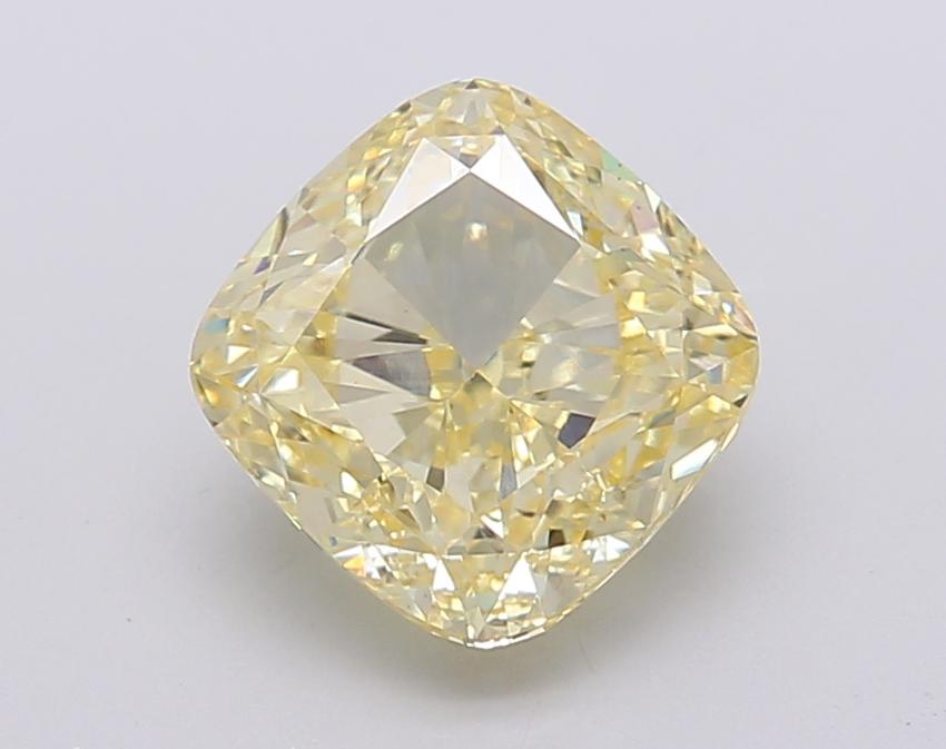 2.79 Ct. Fancy Intense Yellow Cushion Lab Grown Diamond