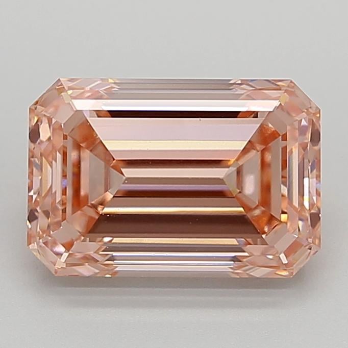 3.85 Ct. Fancy Intense  Pink Emerald Lab Grown Diamond