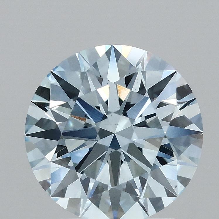 2.10 Ct. Fancy Intense Blue Round Lab Grown Diamond