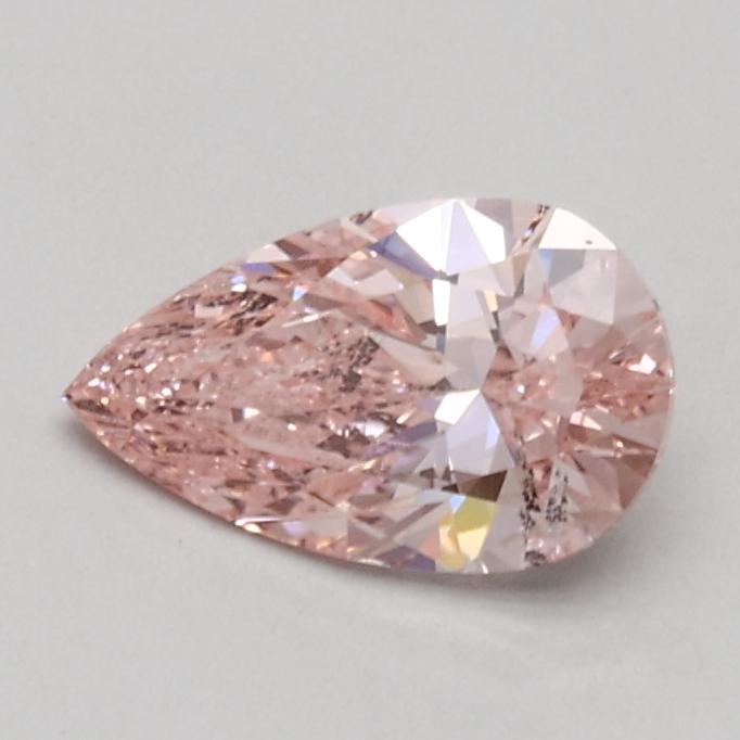 0.46 Ct. Fancy Intense Pink Pear Lab Grown Diamond
