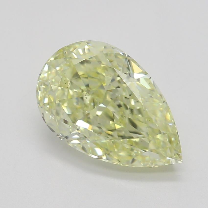 1.52 Ct. Fancy Light Yellow Pear Diamond