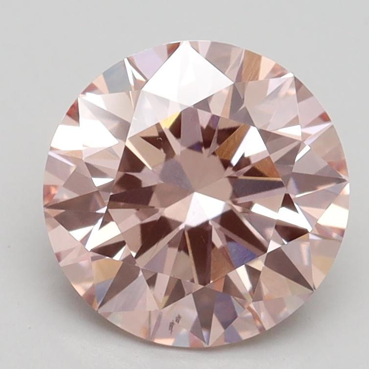 2.20 Ct. Fancy Intense Pink Round Lab Grown Diamond