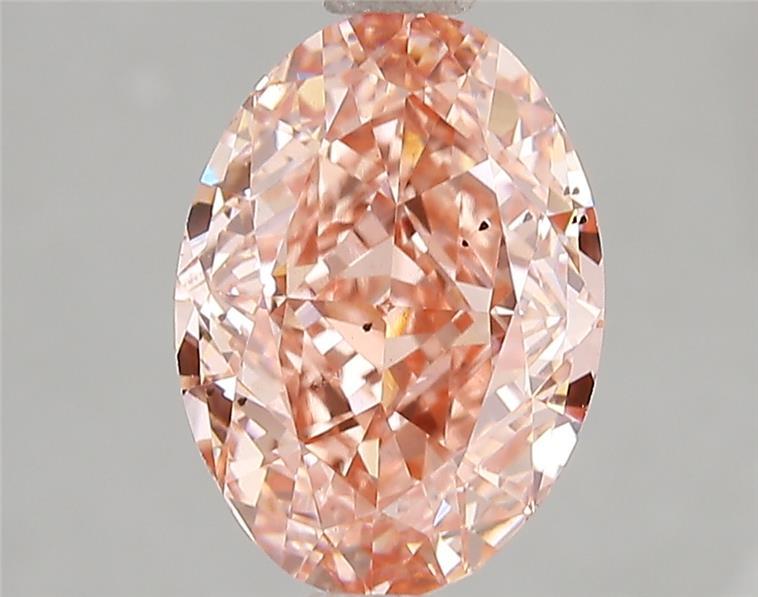 3.09 Ct. Fancy Vivid Pink Oval Lab Grown Diamond