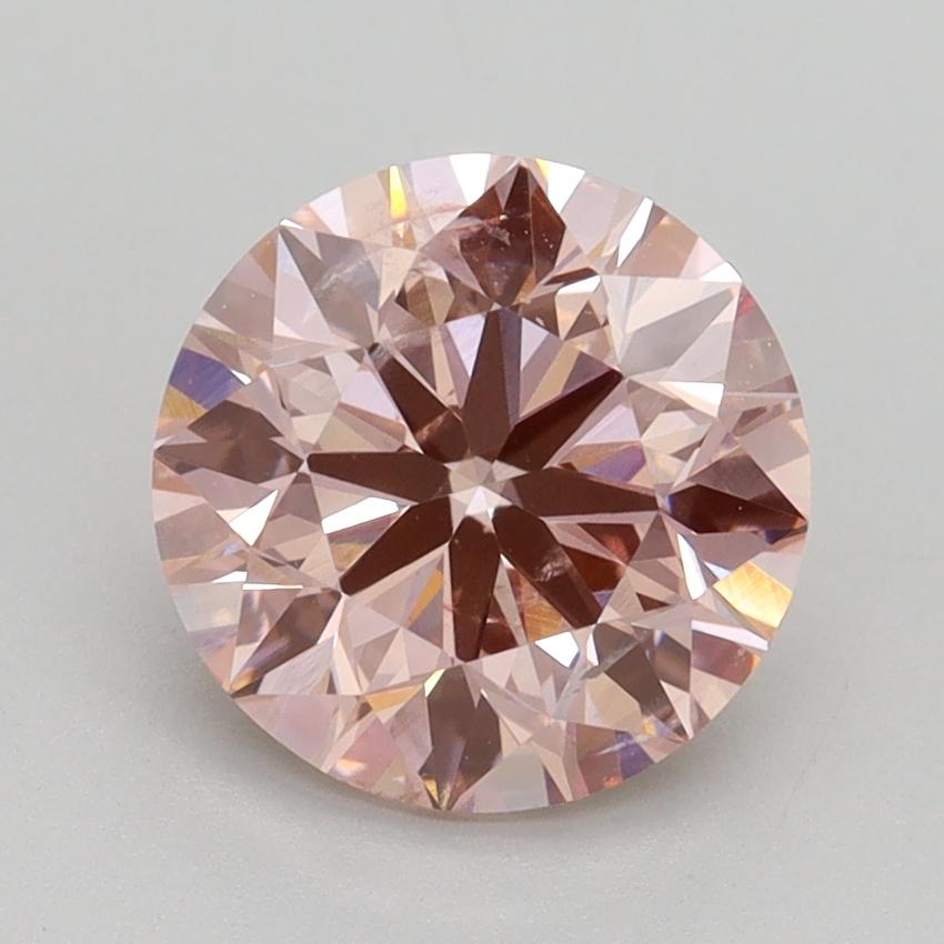 2.30 Ct. Fancy Intense Pink Round Lab Grown Diamond