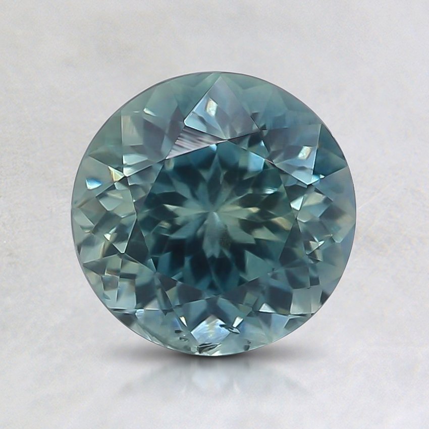 6.8mm Montana Teal Round Sapphire